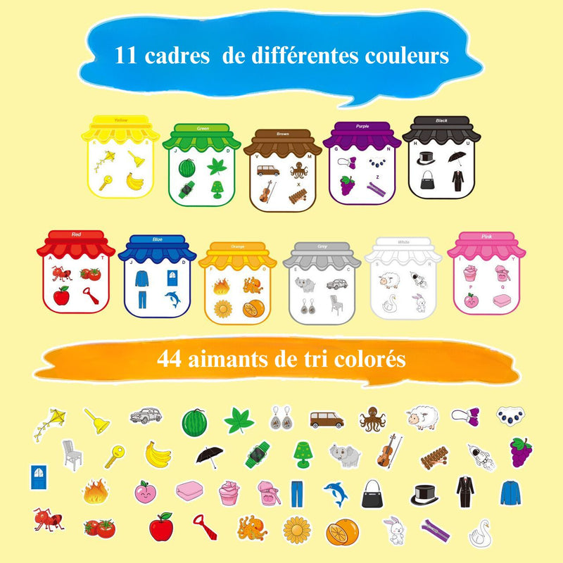 ÉveilColoré :Magnetiske klistremerker