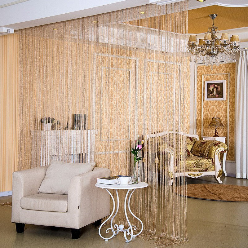 Door Curtain Dilver Thread Curtain Hanging Curtain Window Screen