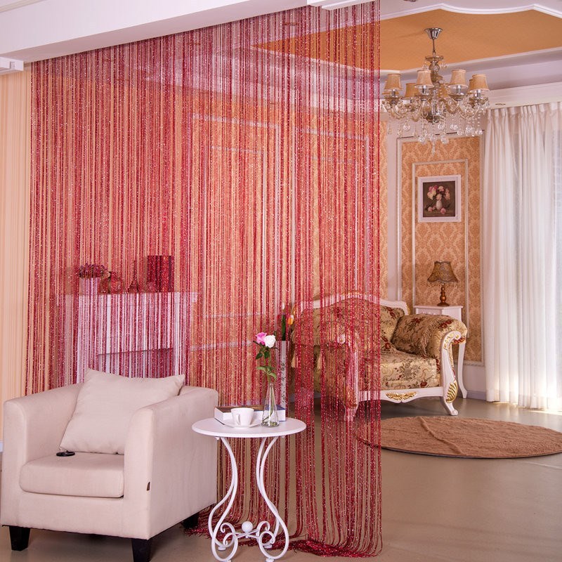 Door Curtain Dilver Thread Curtain Hanging Curtain Window Screen