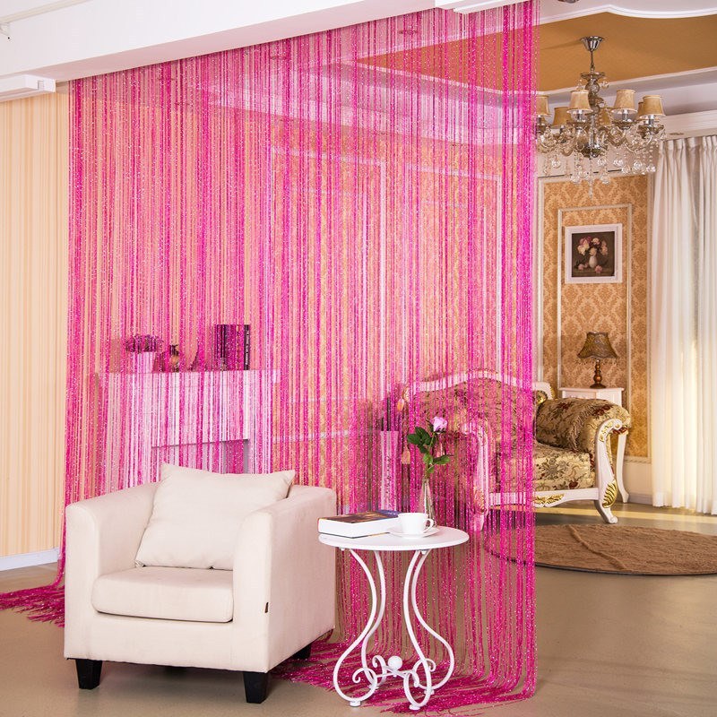 Door Curtain Dilver Thread Curtain Hanging Curtain Window Screen