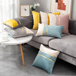 Sofa Pillowcase Velvet Bedside Living Room Waist Pillow