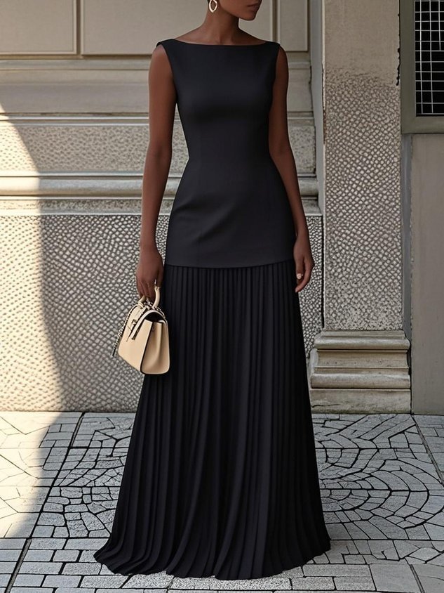 Sleeveless Knitted Vest Sexy Slim Knit Dress