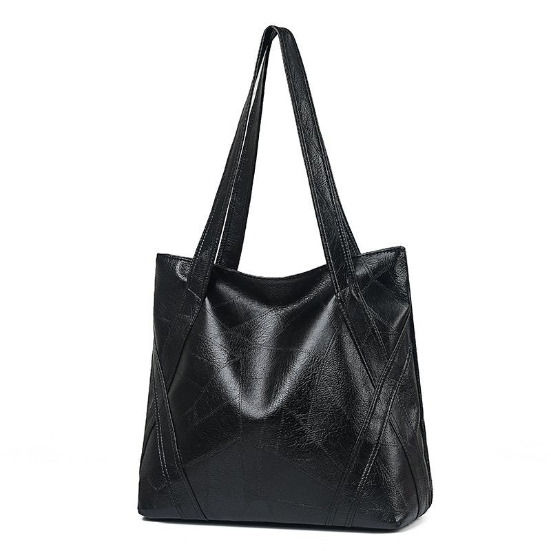 New Women&amp;amp;#039;s Shoulder Bag Large Capacity Retro Fashion Soft Leather