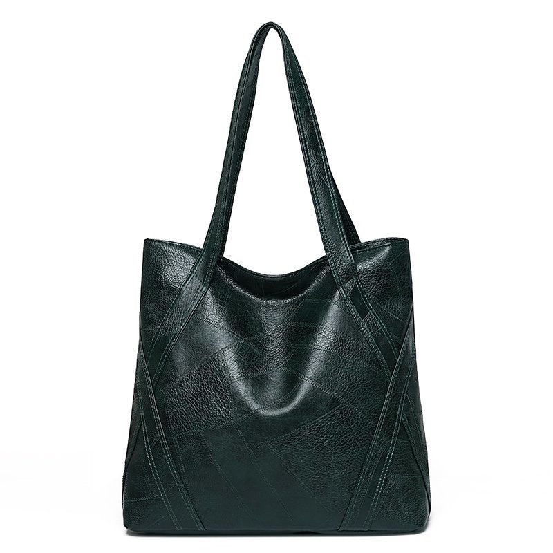 New Women&amp;amp;#039;s Shoulder Bag Large Capacity Retro Fashion Soft Leather