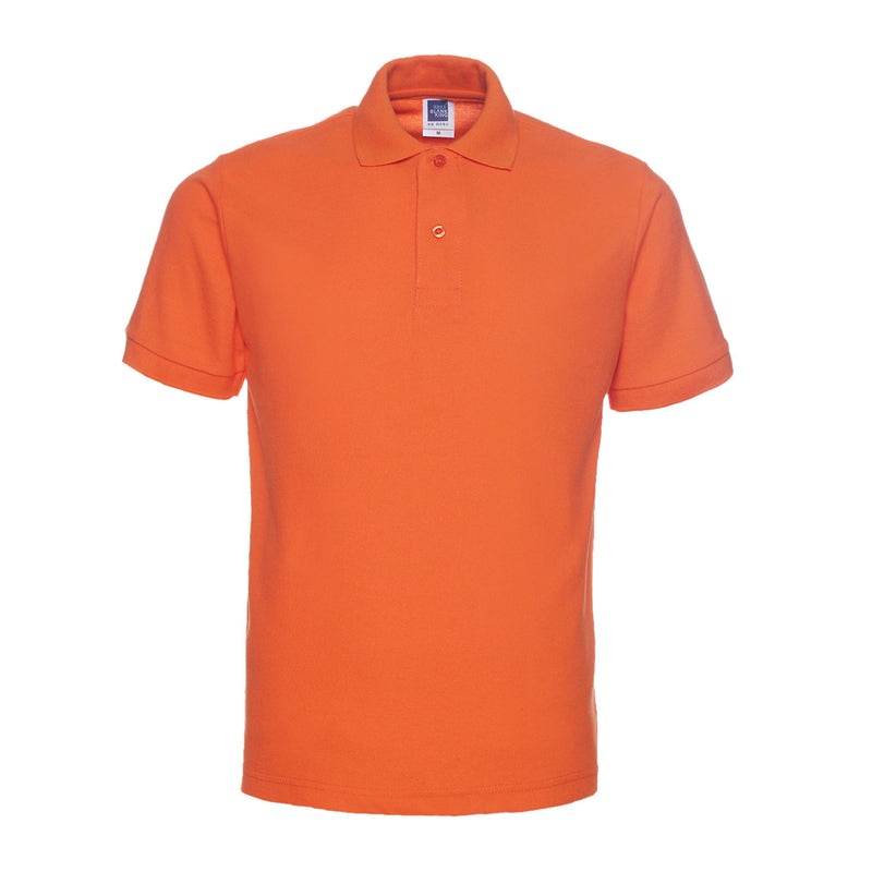 Solid Lapel Short Sleeve Polo Shir