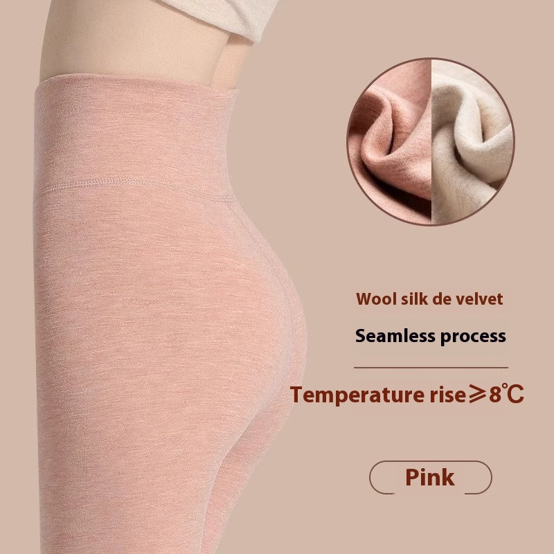 Winter Warm Leggings Cashmere Plus Velvet Tight Pants