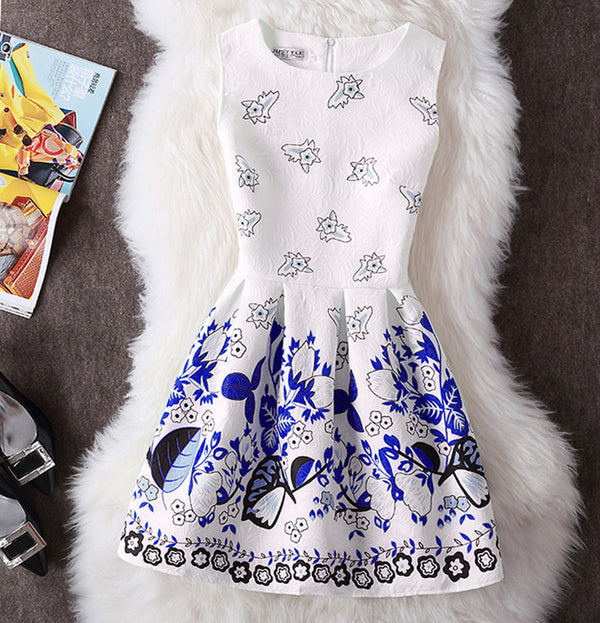Spring And Summer HEPBURN Short Dress