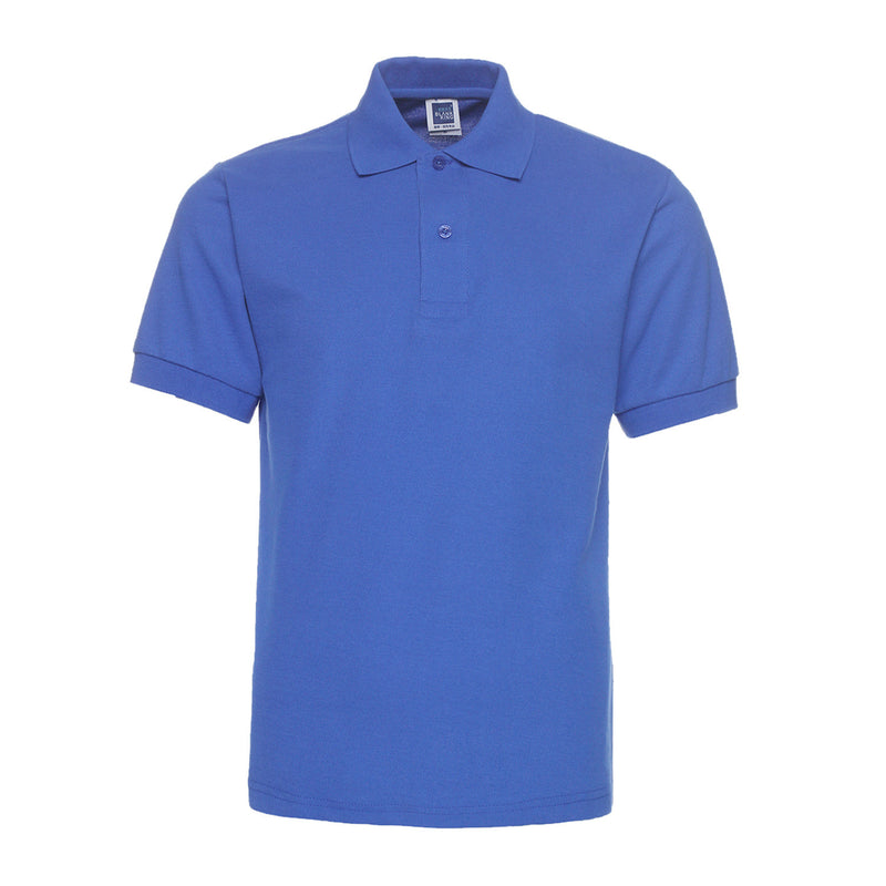 Solid Lapel Short Sleeve Polo Shir
