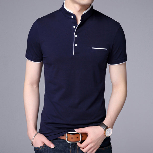 Cotton Short-sleeved Polo T-shirt