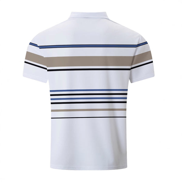 Striped Short Sleeve Business Casual Loose T-shirt