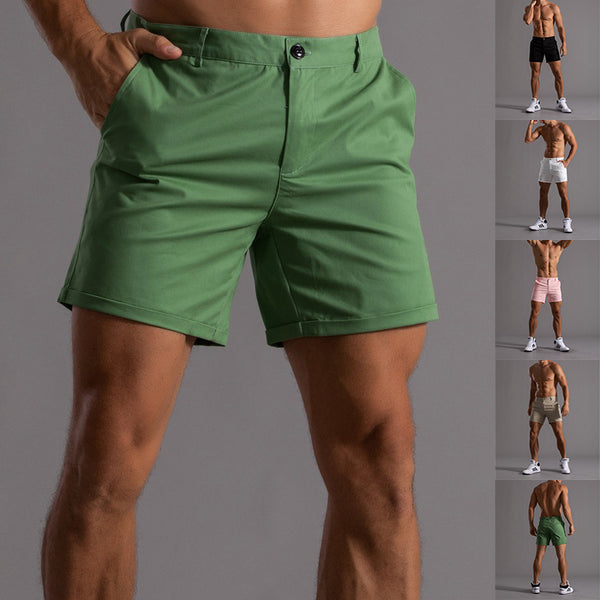 Shorts With Pockets Summer Button Beach Pants