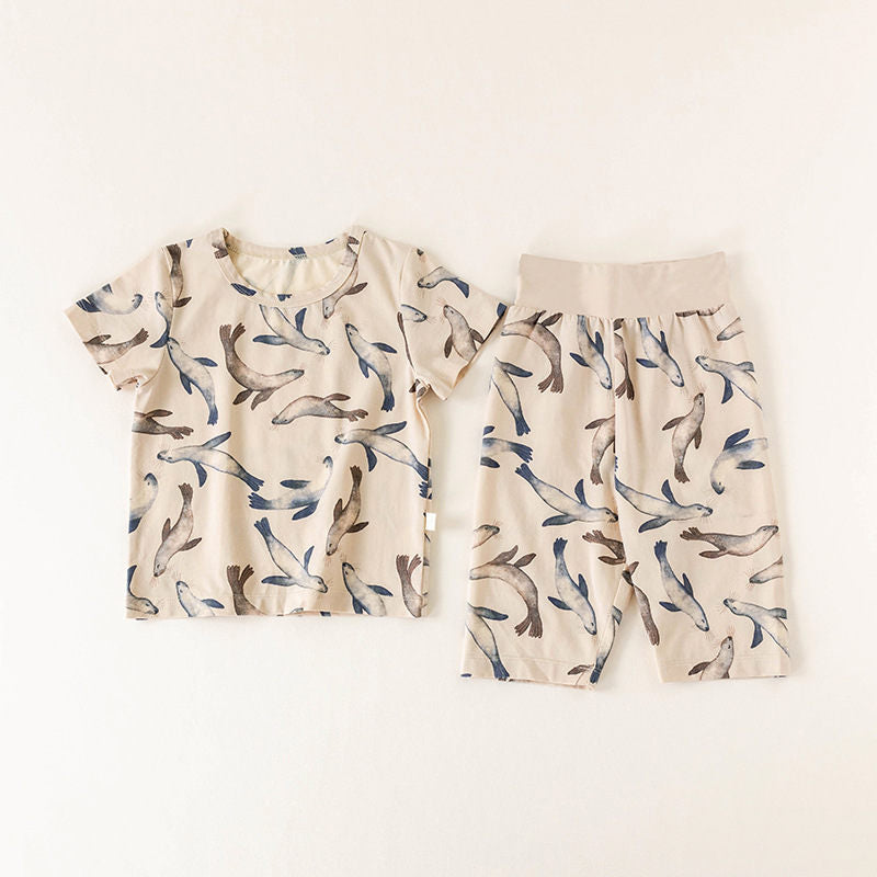 Short-sleeved Top Shorts Baby