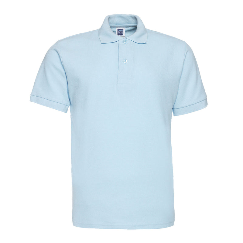 Solid Lapel Short Sleeve Polo Shir