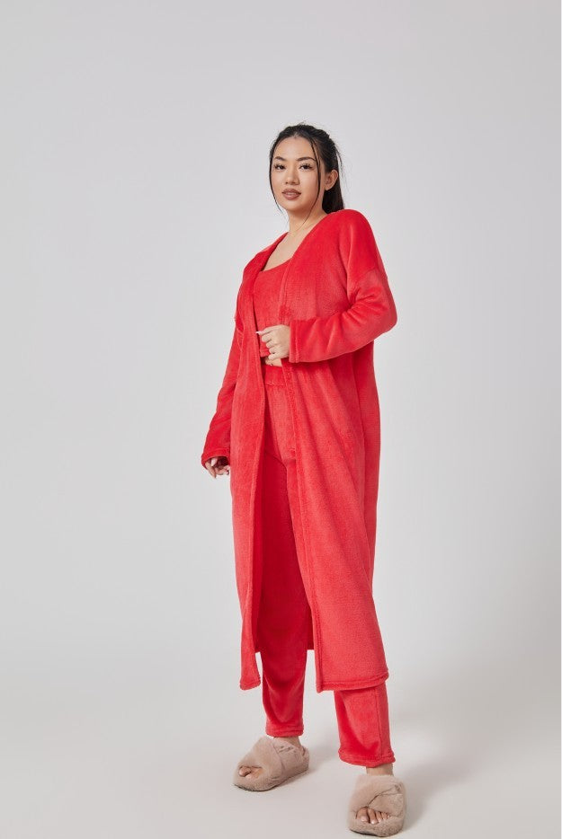 Cozy Pajama Set Cute Loungewear, Warm Suit Sets