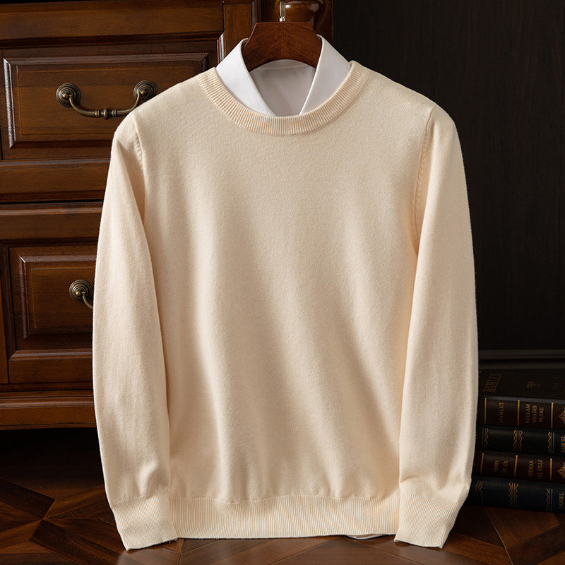 Round Neck Pullover Bottoming Shirt Loose Long Sleeve Sweater