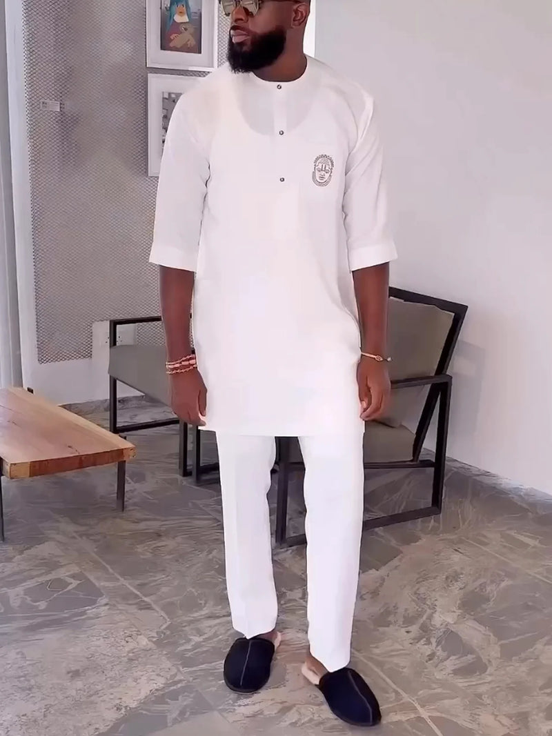 African Men Traditional Summer Outfit