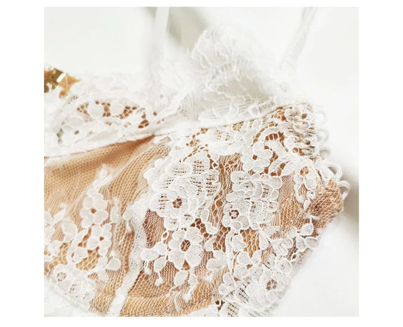 Eyelash lace Brassiere Lingerie Set