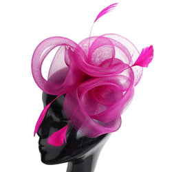 Elegant Tulle Fascinator With Fancy Headwear Hair Pins