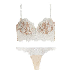 Eyelash lace Brassiere Lingerie Set