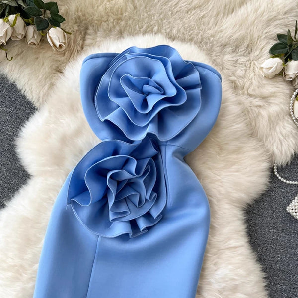 Elegant Off Shoulder Ruffle Dress