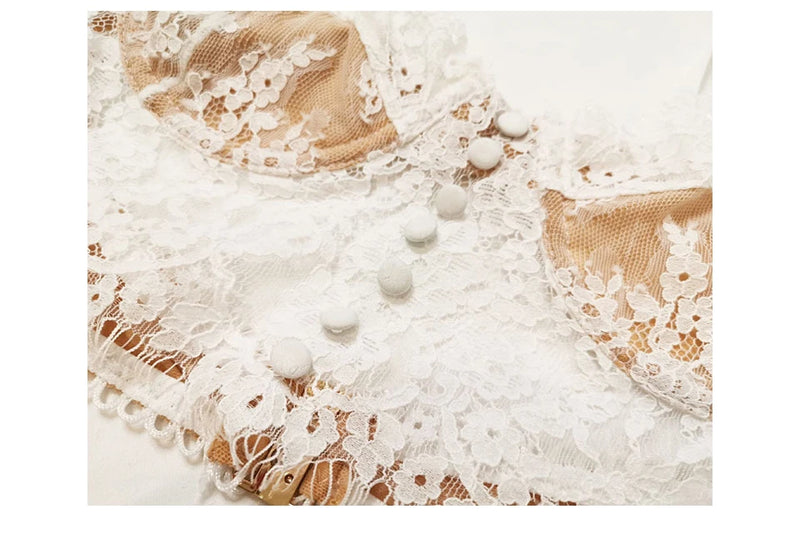Eyelash lace Brassiere Lingerie Set