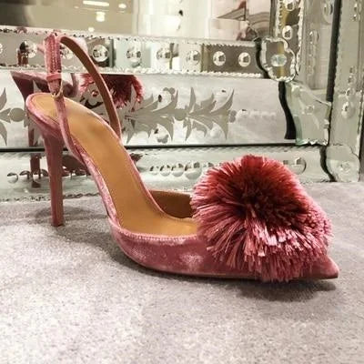 Pointed Toe Slingback  High Heels