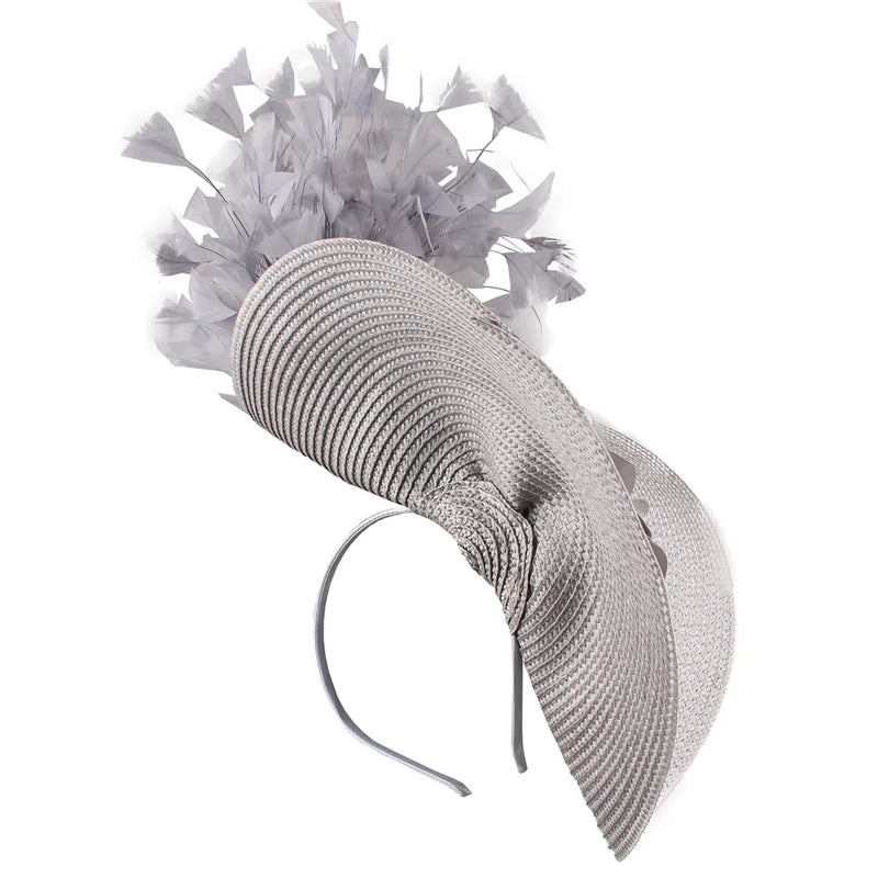 Cocktail Church White Fascinators Hat Headband Hair Accessories