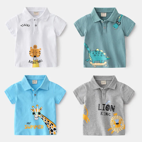 Polo T-shirts For Boys Tops Tees Shirts