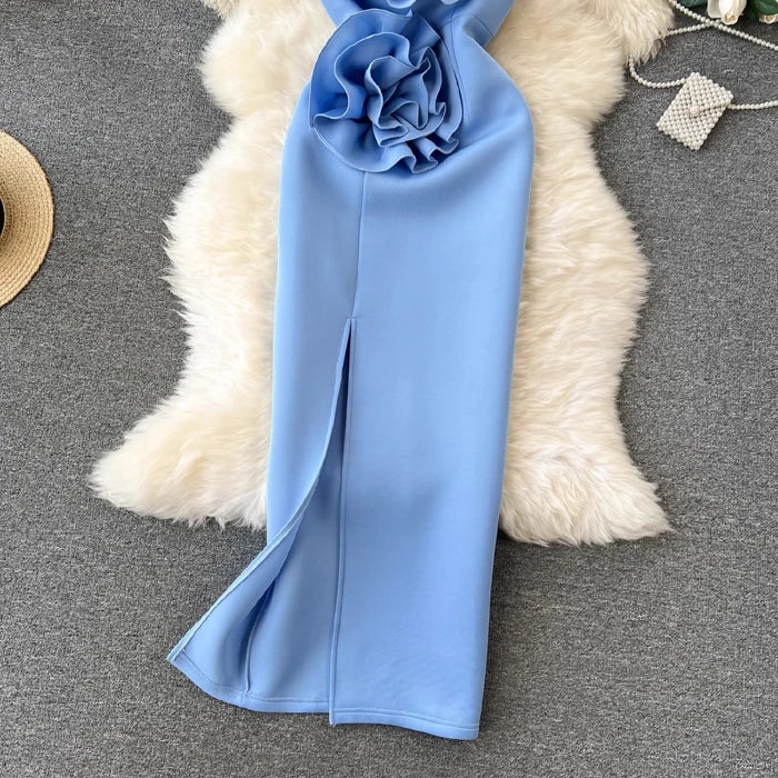 Elegant Off Shoulder Ruffle Dress