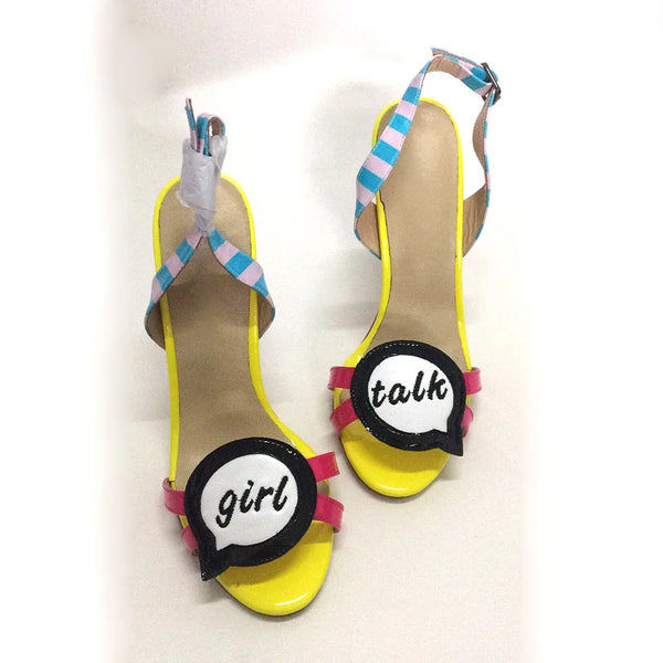 Damskie leather sandals