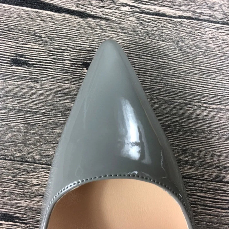 women's gray high heels