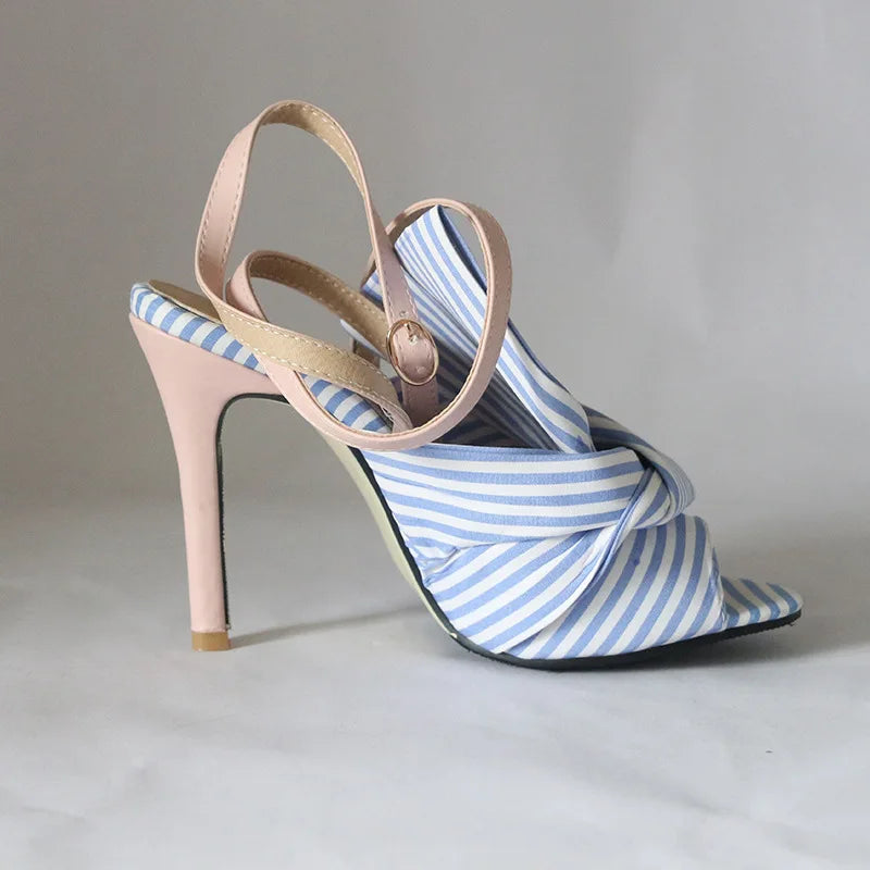Luxury Sandals High Heels Buckle Fashion
