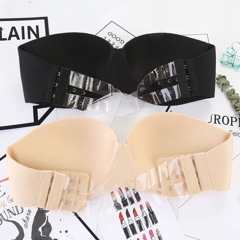 Tube Tops Invisible Strapless Bra
