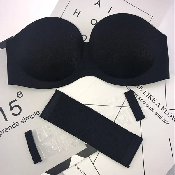 Tube Tops Invisible Strapless Bra