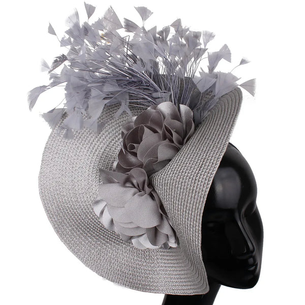 Cocktail Church White Fascinators Hat Headband Hair Accessories