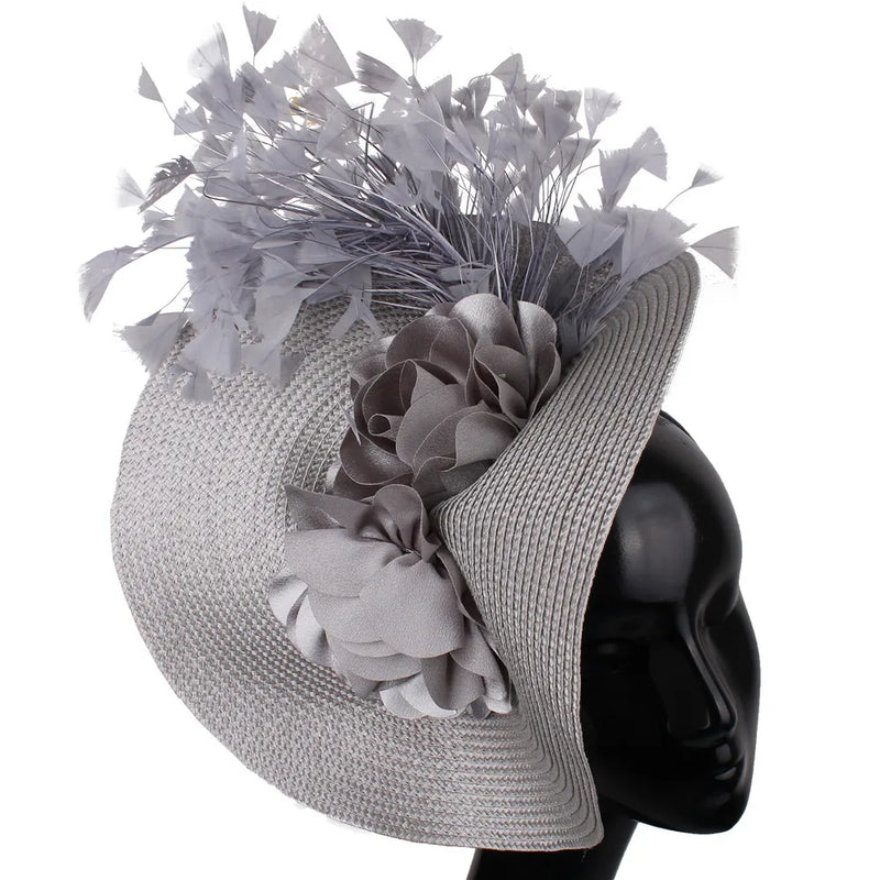 Cocktail Church White Fascinators Hat Headband Hair Accessories