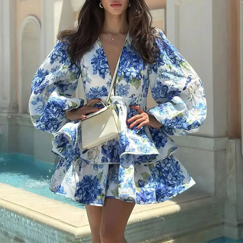 Cocktail Long Sleeves Slim Temperament Dress