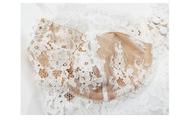 Eyelash lace Brassiere Lingerie Set