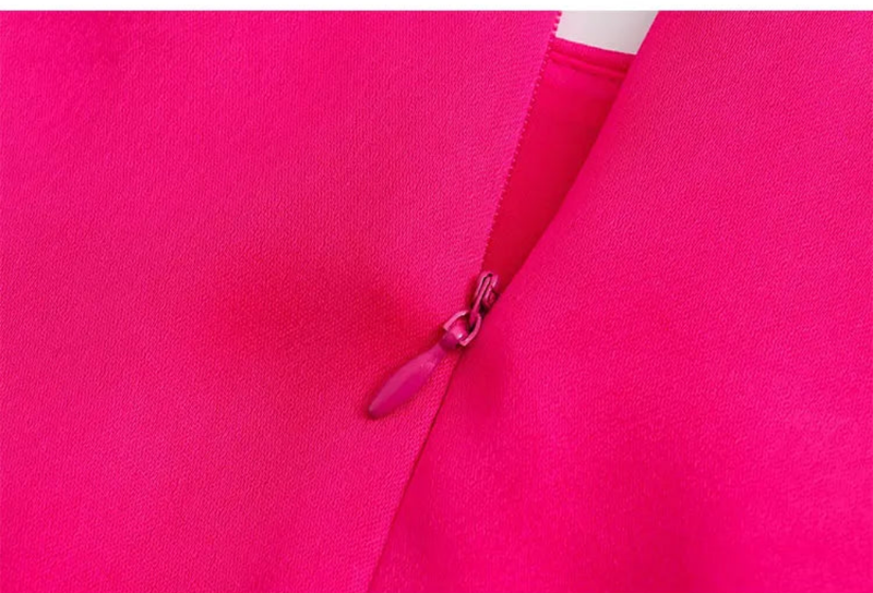 Sleeveless Satin Pink Ruched Slit Elegant Long Dress