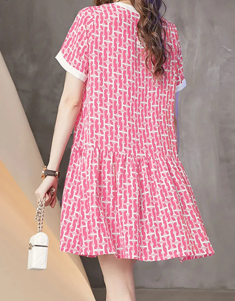 Elegant Short Sleeve Holiday Sundress