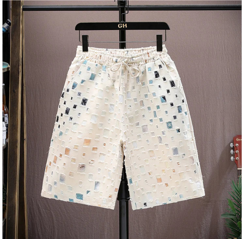 2 Pieces Set Tracksuit Men's Shirt Shorts