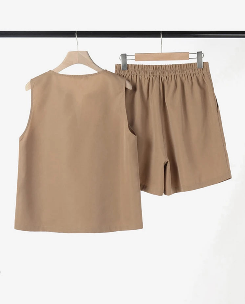 Tracksuit Loose Sleeveless Tank and Short