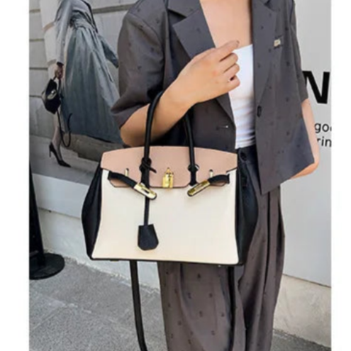 Luxury Elegant Handheld Purse with Spacious Bag