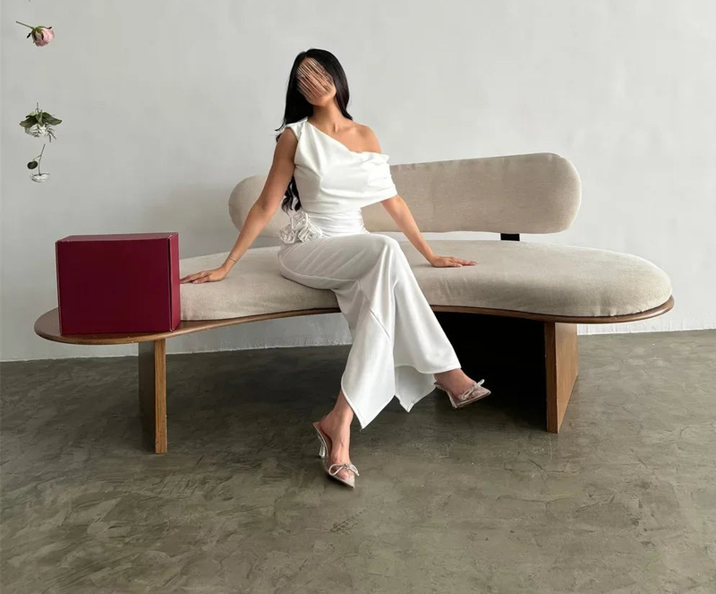 Shoulder Sheath Floor Length Skirts Sleeveless Dress