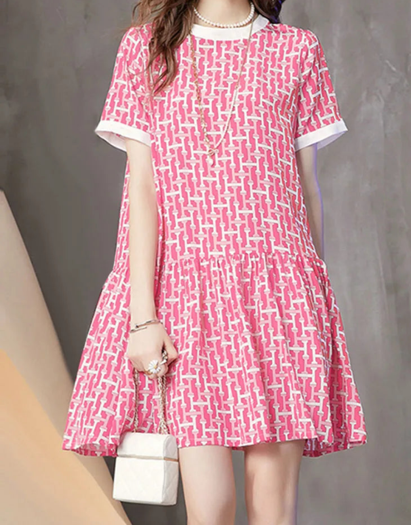 Elegant Short Sleeve Holiday Sundress