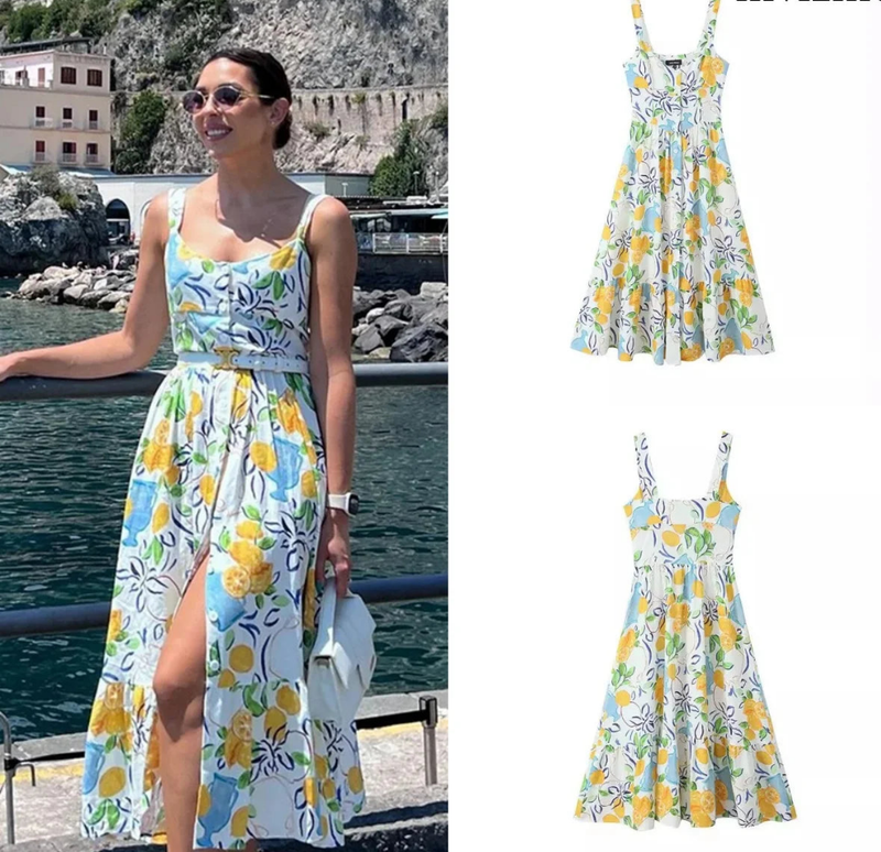 Bohemian Backless Sling Summer Dress