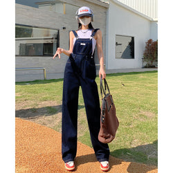 Straight Denim Jumpsuit