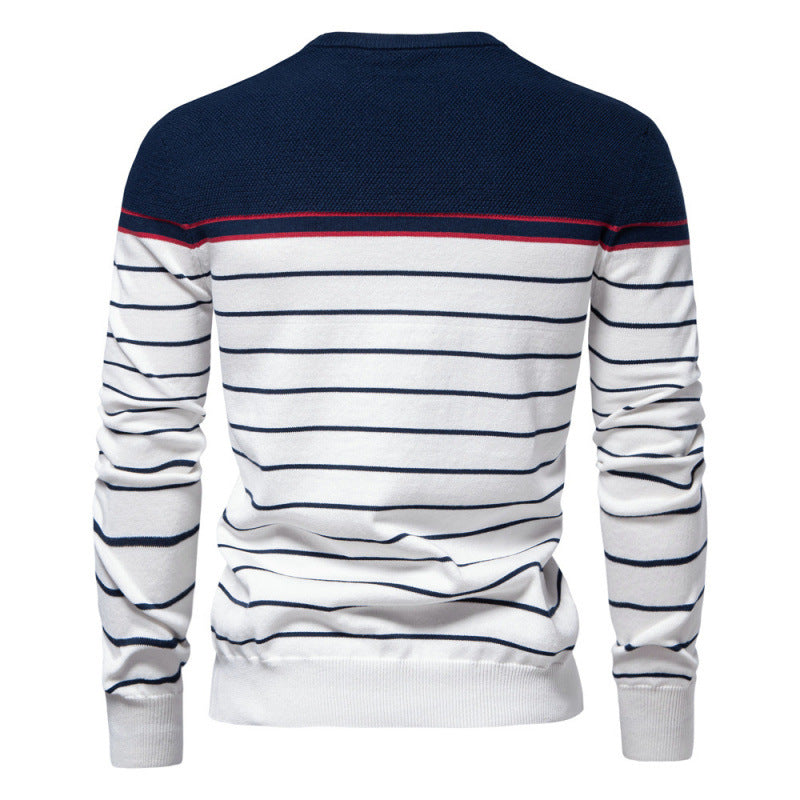 Striped Long Sleeve Men's Knitwear