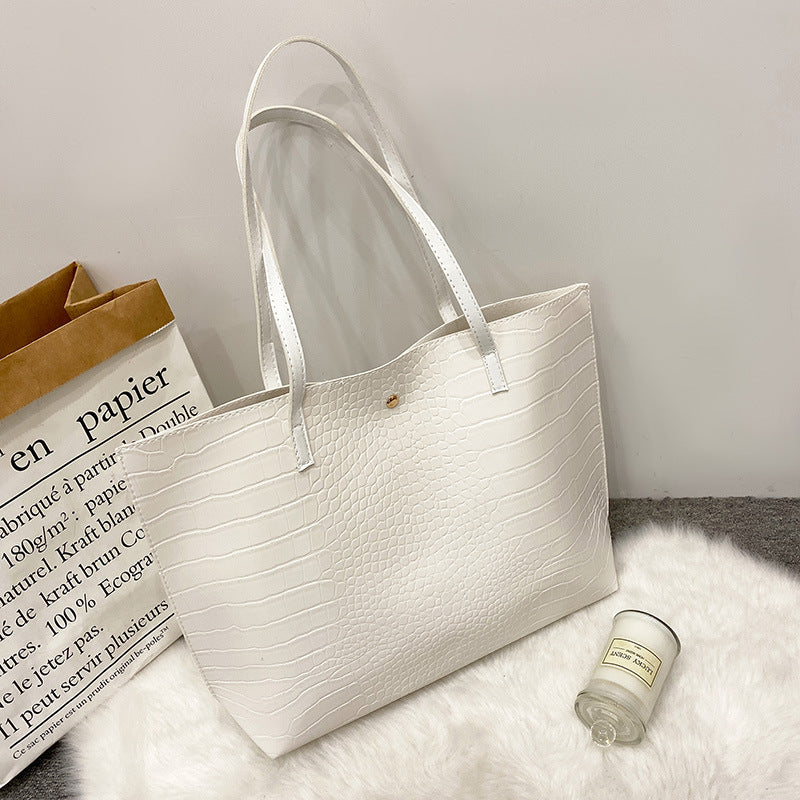 Tote Bag Women&#039;s Bag Large Capacity Shopping Bag Fashionable Versatile Mommy Bag