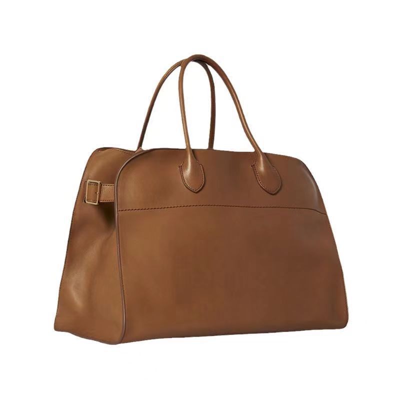 Cowhide Vintage Bag New Large Capacity Tote Bag Genuine Leather All-match Commuter Shoulder Handbag Women&#039;s Boston Bag
